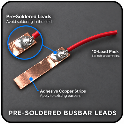 Pre-Soldered Busbar Leads